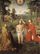 Gerard David The Baptism of Christ oil painting reproduction